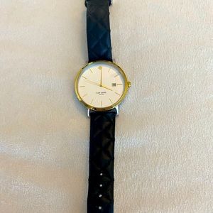 Black and Gold Kate SPade watch